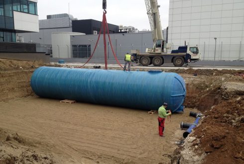 METROFFICE BUSINESS PARK – Rainwater Retention Basins – Installation and Execution of Earthworks