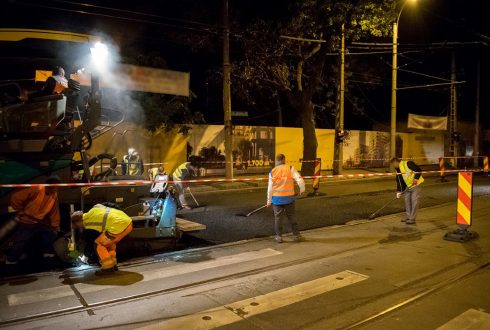 Milling and asphalt paving works on public roads – Bucharest – Târgoviște road